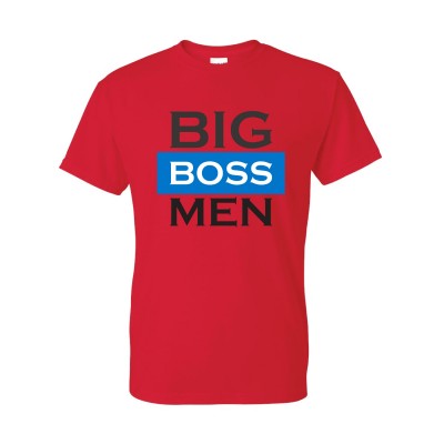 T-shirt Big Boss Men Rouge